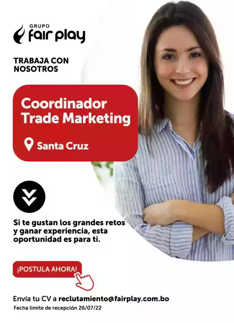 TRABAJOS BOLIVIA Coordinador de Trade Marketing